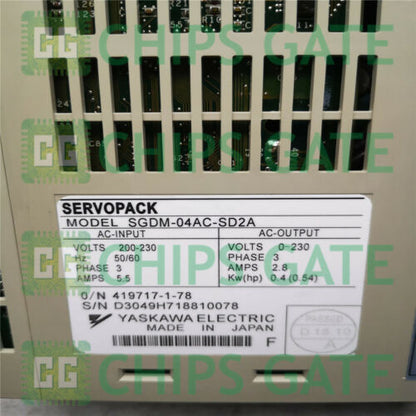 Yaskawa servo driver SGDM-04AC-SD2A