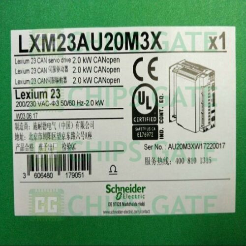 Schneider Servo Drive LXM23AU20M3X