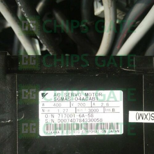 Yaskawa Servo Motor SGMAS-04ACAB1 400W ok