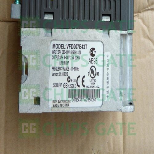 VFD007E43T DELTA AC MOTOR DRIVE INVERTER