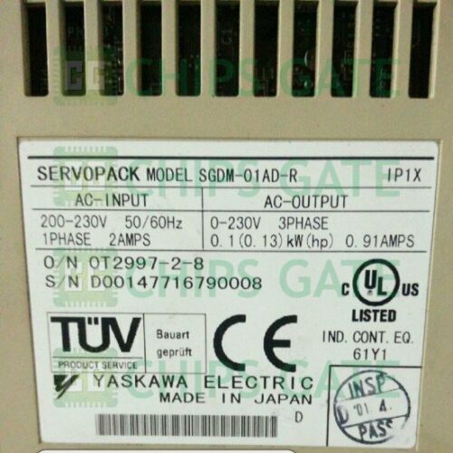 Yaskawa servo drive SGDM-01AD-R