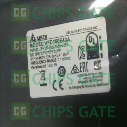 VFD150E43A DELTA VFD Inverter Frequency converter 15kw 380V