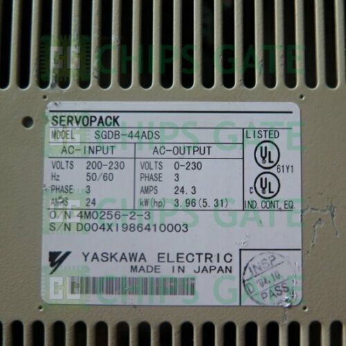 Yaskawa servo drive SGDB-44ADS