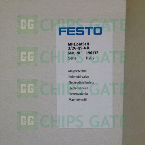 FESTO MHE2-MS1H-3/2G-QS-4-K 196137 Solenoid Valve
