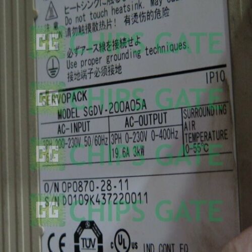 Yaskawa servo driver SGDV-200A05A