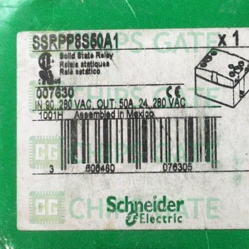 Schneider Relay SSRPP8S50A1 50A