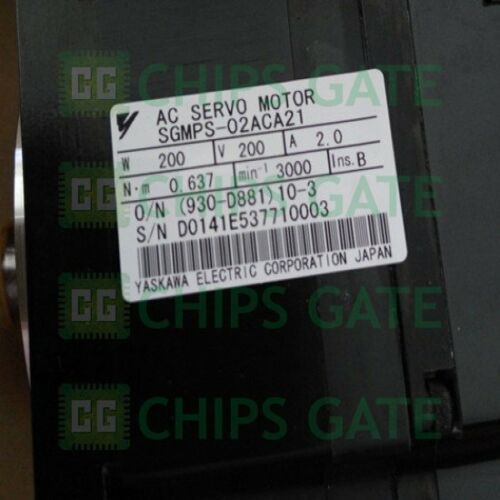 1PCS! Yaskawa servo motor SGMPS-02ACA21