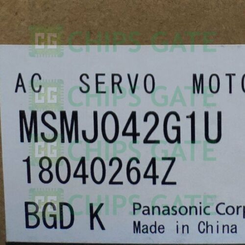 Panasonic AC Servo Motor MSMJ042G1U 400W
