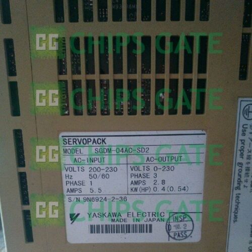 Yaskawa SGDM-04AC-SD2 Servo Drive