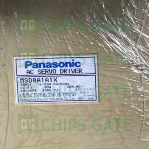 Panasonic servo MSD8A1A1X