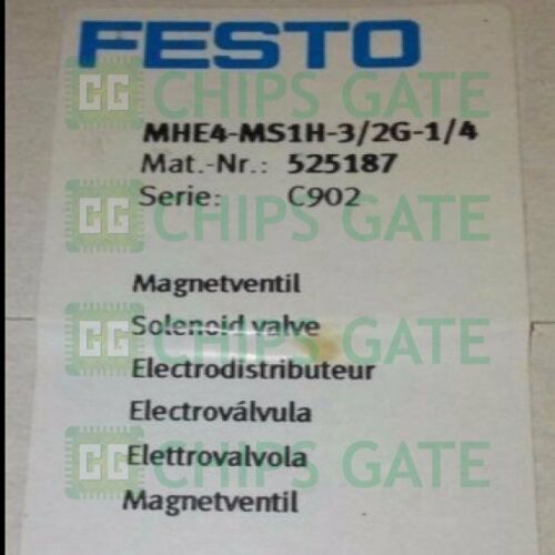 FESTO MHE4-MS1H-3/2G-1/4 525187 Solenoid Valve