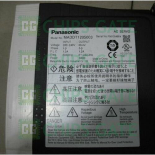 Panasonic AC Servo Driver MADDT1205003