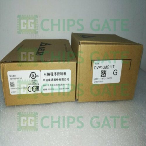 1PCS DELTA NEW DVP10MC11T PLC (AC6) NPN Transistor 10-Point 8DI/4DO Fast Ship