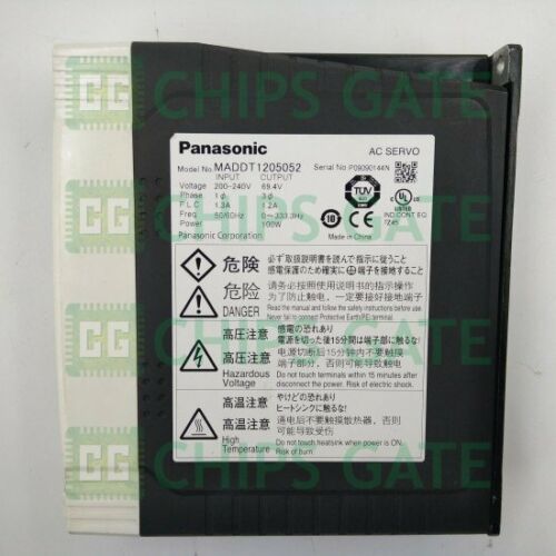Panasonic MADDT1205052 Servo Amplifier MADDT120505