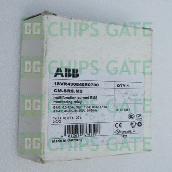 1PCS New ABB Monitoring Electromagnetic Relay CM-SRS.M2 1SVR430840R0700