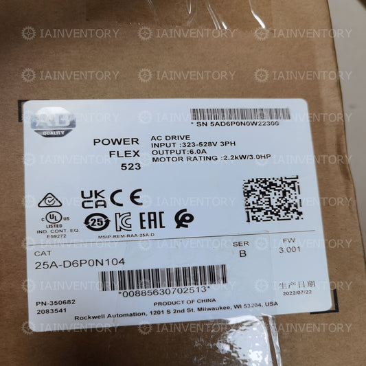 25A-D6P0N104 Allen-Bradley