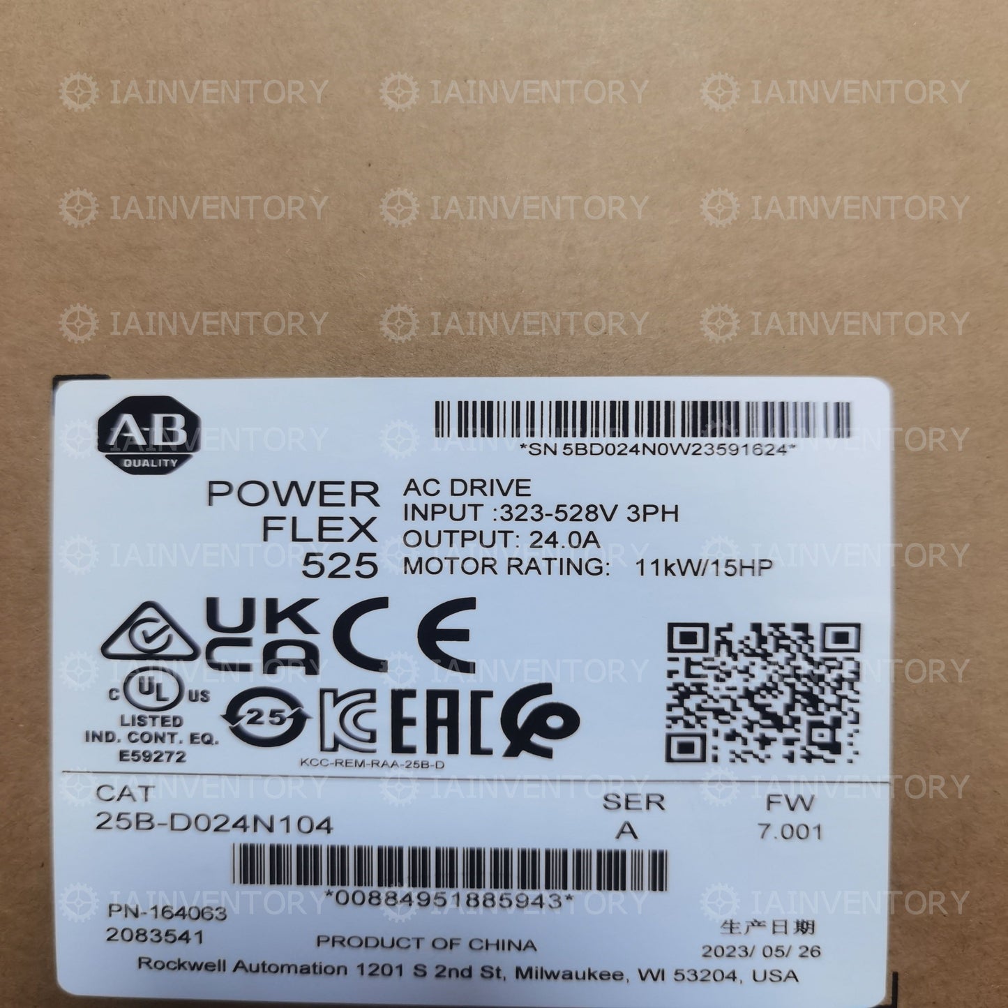25B-D024N104 Allen-Bradley
