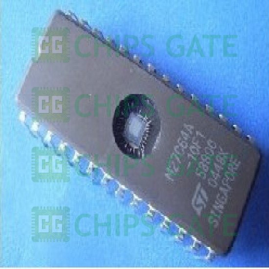 1PCS Fujitsu MBM2764-20 27C64 64KBIT UV EPROM,GOLD DIE