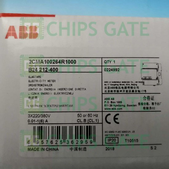 1PCS Brand New ABB Meter B24 212-400 2CMA100264R1000 Fast Ship