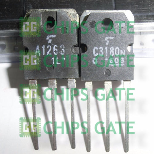 8 PAIRS Transistor TOSHIBA TO-3P 2SA1263/2SC3180 A1263/C3180