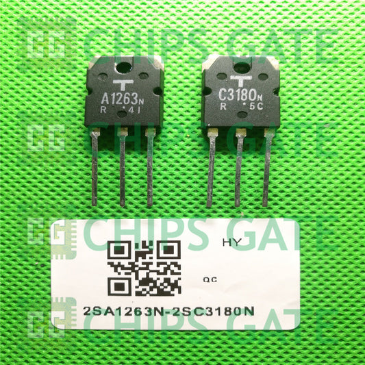8 PAIRS Transistor TOSHIBA TO-3P 2SA1263N/2SC3180N A1263N/C3180N