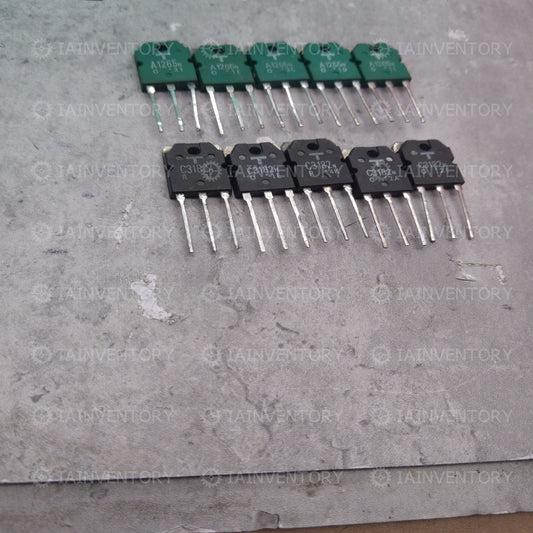 15 PAIRS Transistor TOSHIBA TO-3P 2SA1265/2SC3182 A1265/C3182