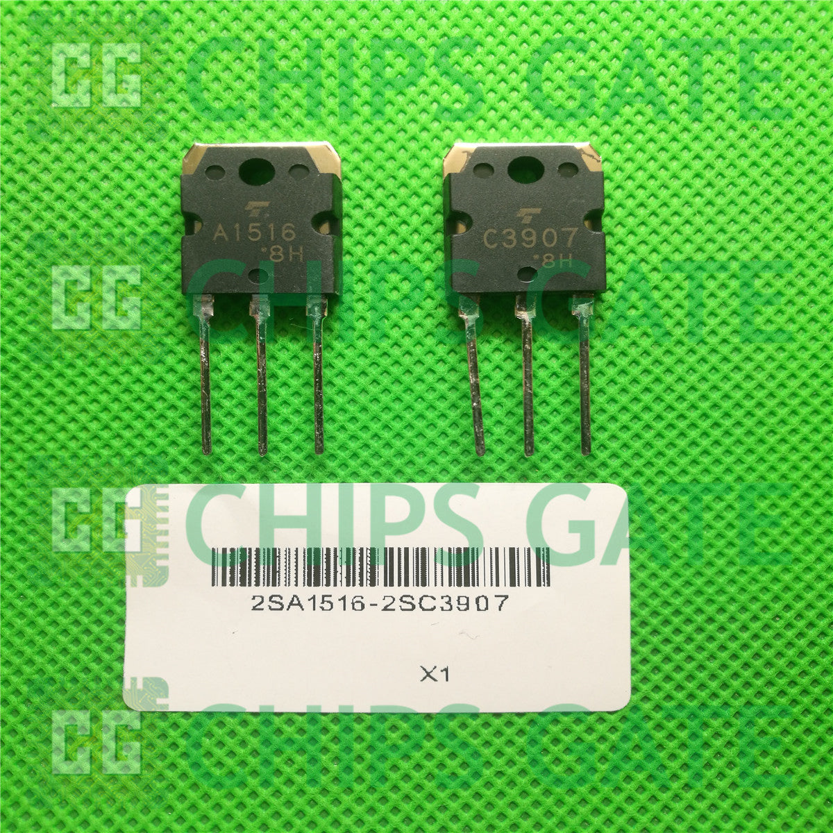 8 PAIRS Transistor TOSHIBA TO-3P 2SA1516/2SC3907 A1516/C3907