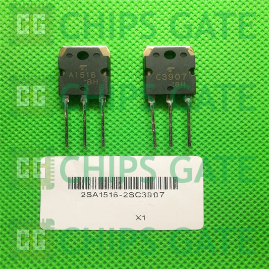 8 PAIRS Transistor TOSHIBA TO-3P 2SA1516/2SC3907 A1516/C3907