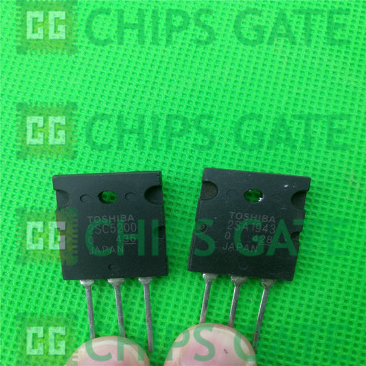 20 PAIRS TOSHIBA TO-3PL 2SA1943-O/2SC5200-O 2SA1943/2SC5200 A1943/C5200