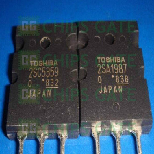2PCS 2SA1987 & 2SC5359 TOSHIBA A1987 & C5359 Audio Transistor TO-3PL