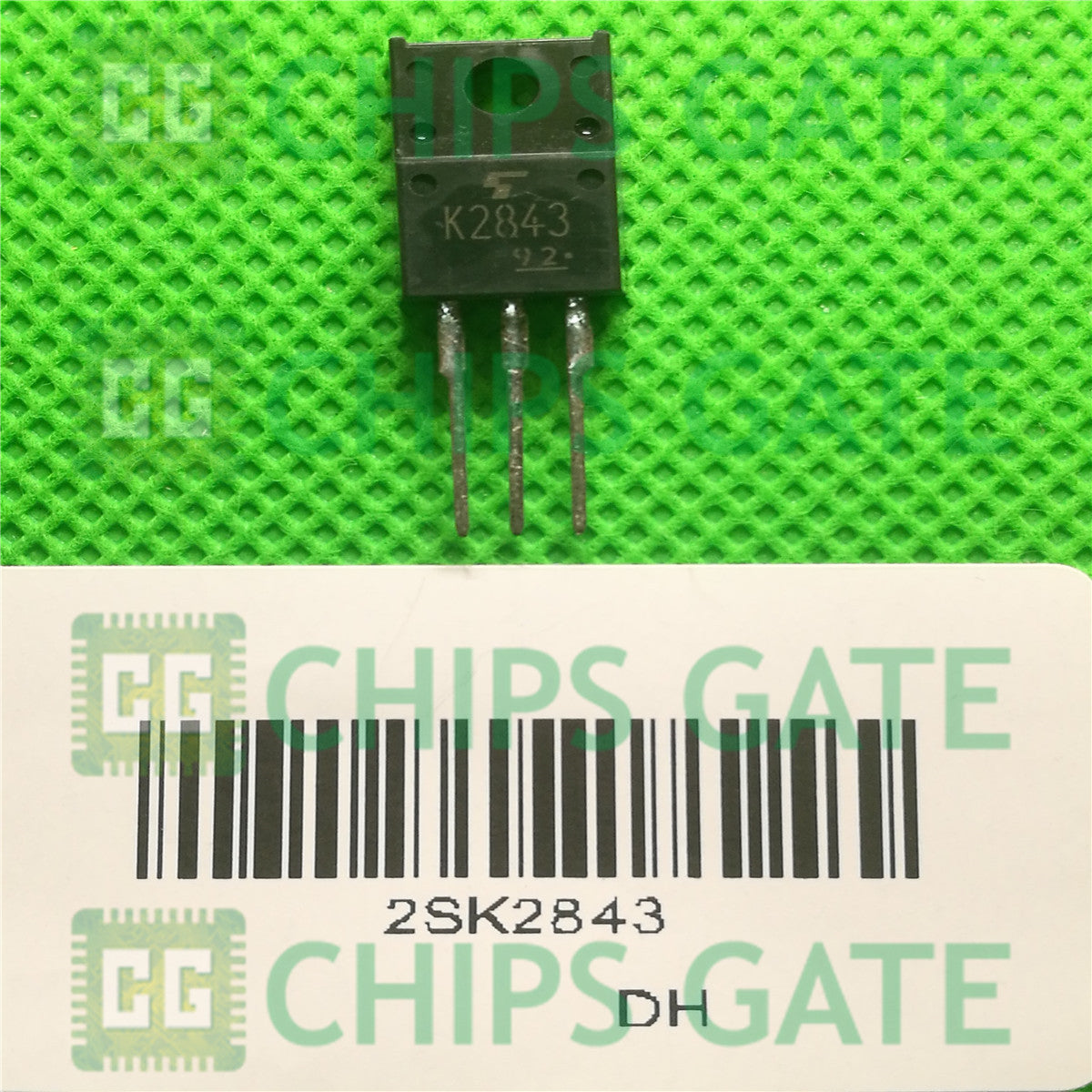 5PCS TOSHIBA 2SK2843 TO-220F NCHANNEL MOS TYPE (HIGH SPEED, HIGH