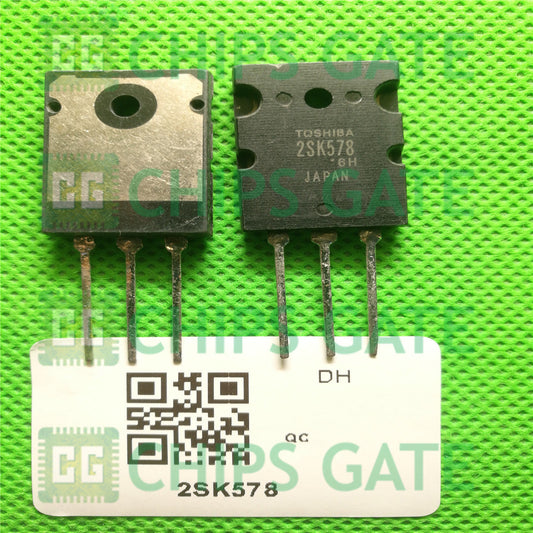 2PCS TOSHIBA 2SK578 TO-3PL TRANSISTOR MOSFET N-CHANNEL 150V