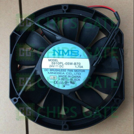 1PCS NMB 5910PL-05W-B70 fan 17*15cm 24V 1.70A for ABB