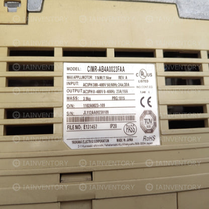 1PCS Yaskawa A1000 series 7.5KW frequency converter CIMR - AB4A0023FAA