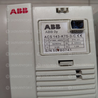 1PCS ABB Inverter ACS143-K75-3-C