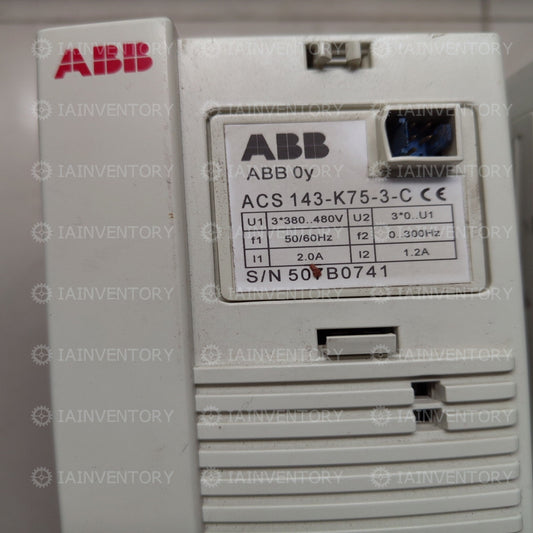 1PCS ABB Inverter ACS143-K75-3-C
