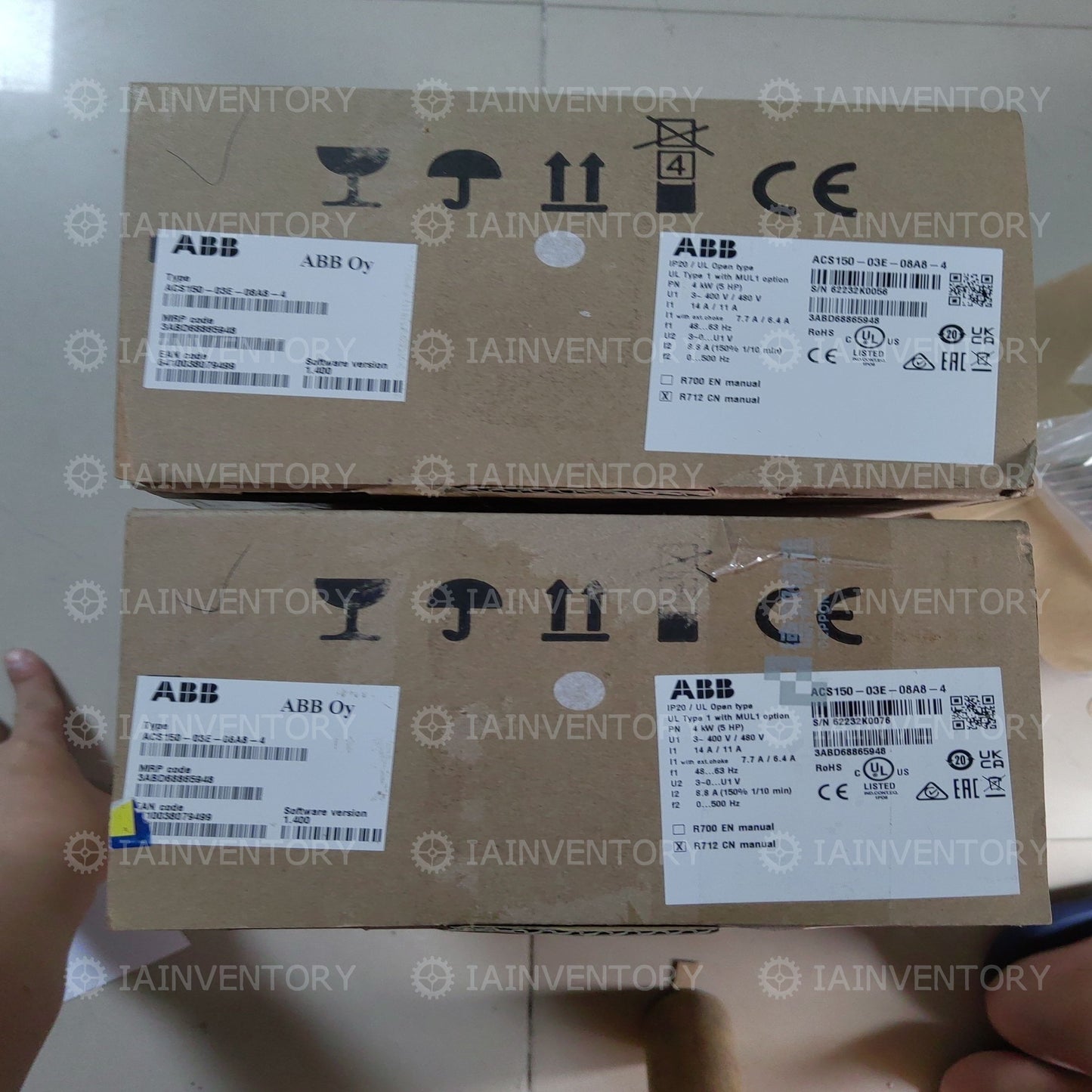 1PCS New ABB Frequency Inverter ACS150-03E-08A8-4 4KW Fast ship with warranty