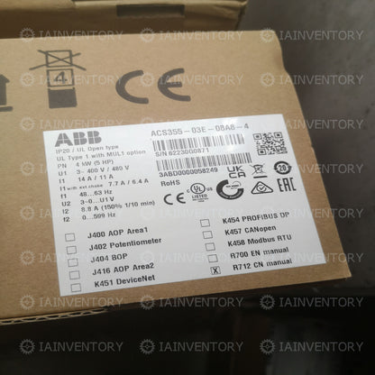 1PCS New ABB ACS355-03E-08A8-4 4KW Fast ship with warranty