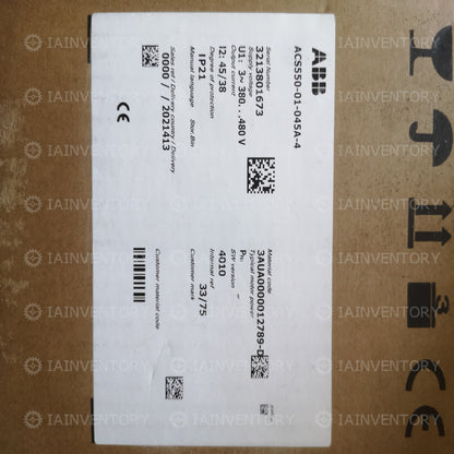 1PCS New In Box ABB Inverter ACS550-01-045A-4 Fast ship with warranty