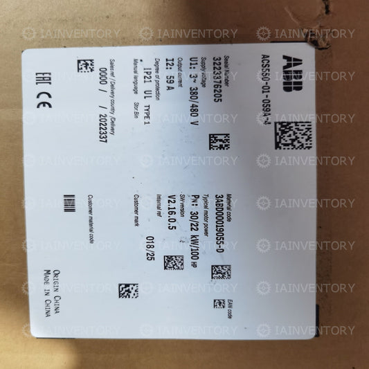 1PCS ABB Inverter ACS550-01-059A-4 ACS55001059A4