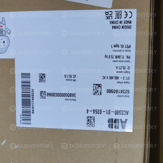 ACS580-01-026A-4 ABB
