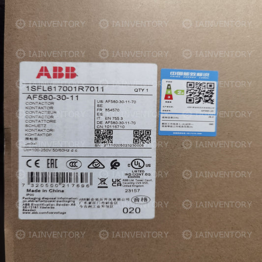 Abb AF580-30-11 1SFL617001R7011 contactor spot stock