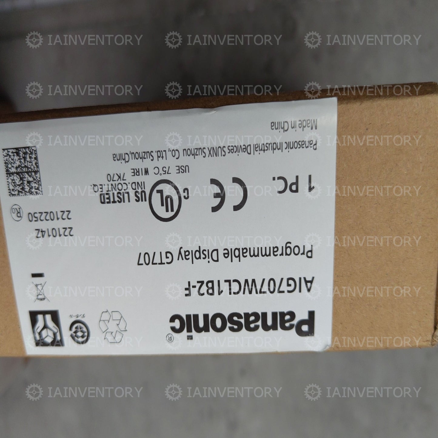 1PCS New Panasonic AIG707WCL1B2-F PROFACE Panasonic touch screen