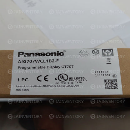 1PCS New Panasonic AIG707WCL1B2-F PROFACE Panasonic touch screen