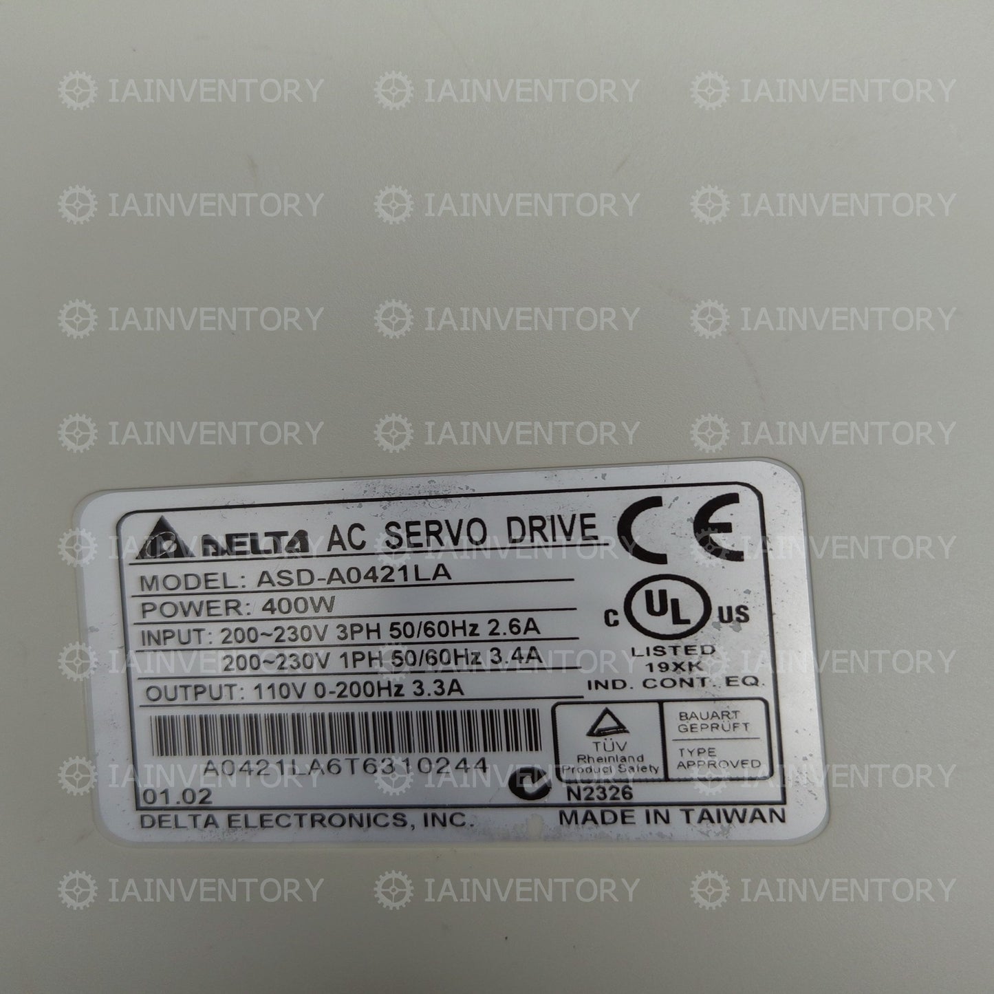 1PCS Delta Servo Drive ASD-A0421LA 400W