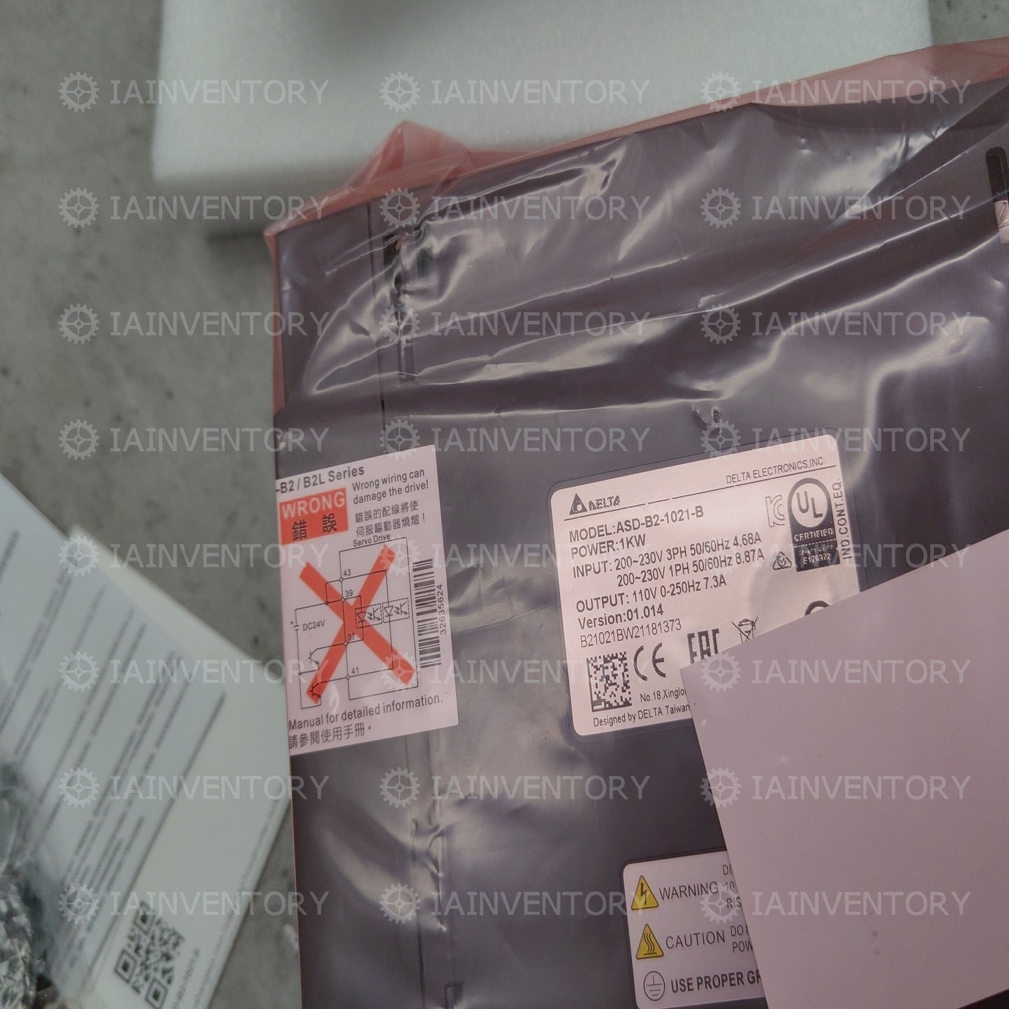 1PCS NEW Delta servo drive 1KW ASD-B2-1021-B Fast ship with warranty