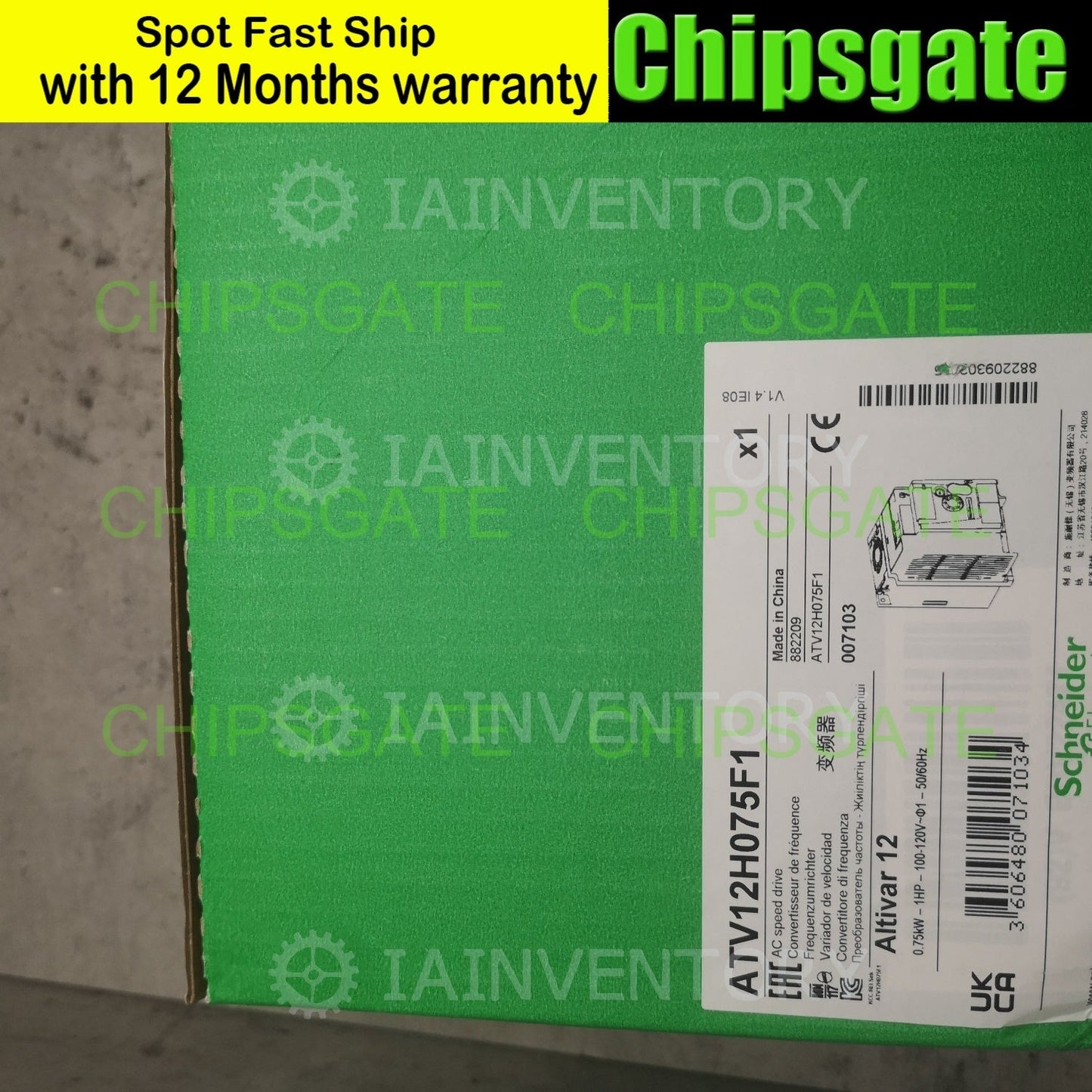 Schneider ATV12H075F1 AC Drive