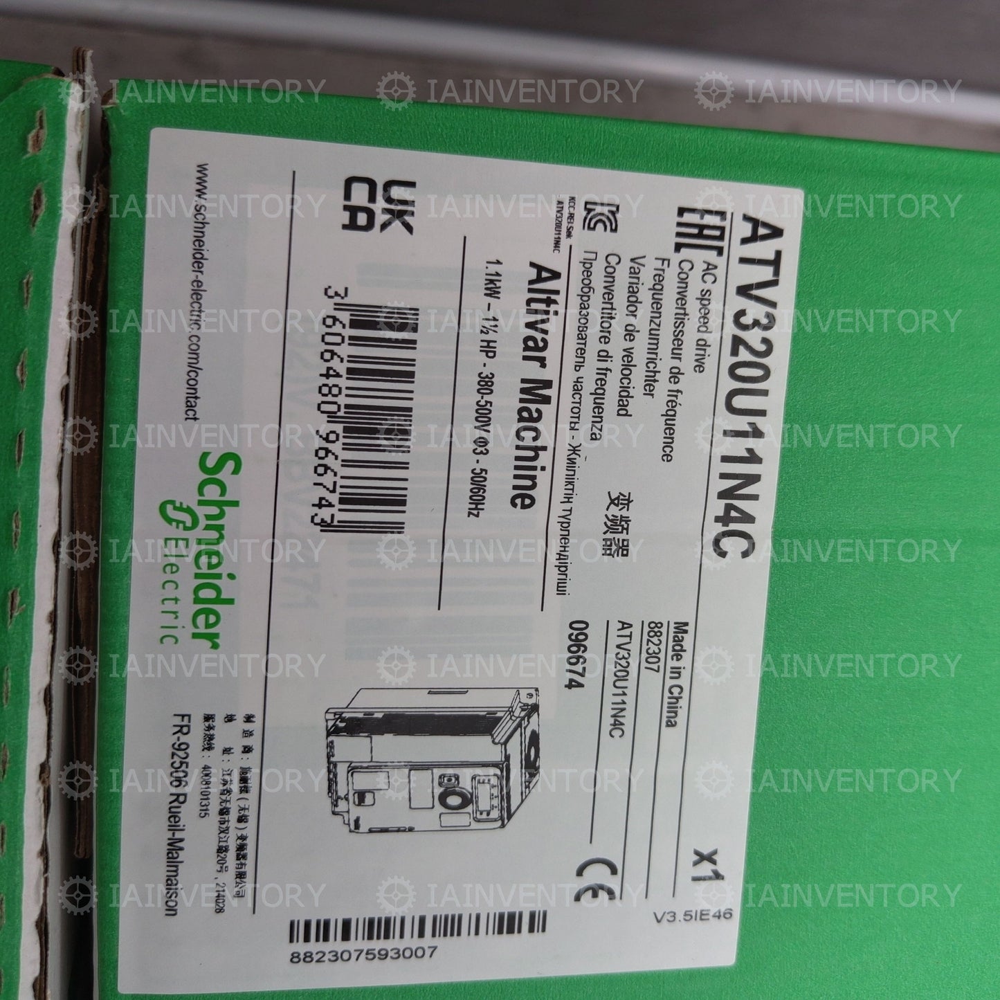 1PCS NEW ATV320U11N4C SCHNEIDER ELECTRIC INVERTER