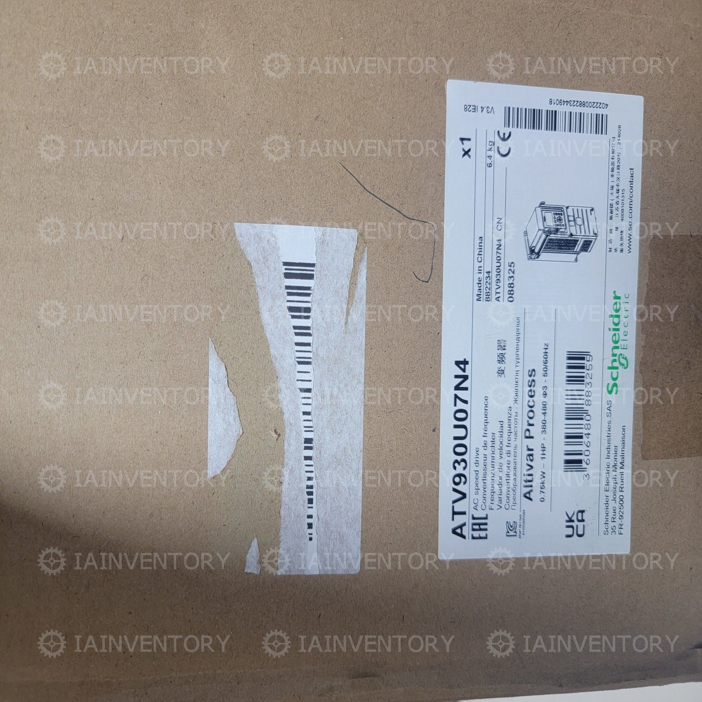 SCHNEIDER ELECTRIC ATV930U07N4 / ATV930U07N4