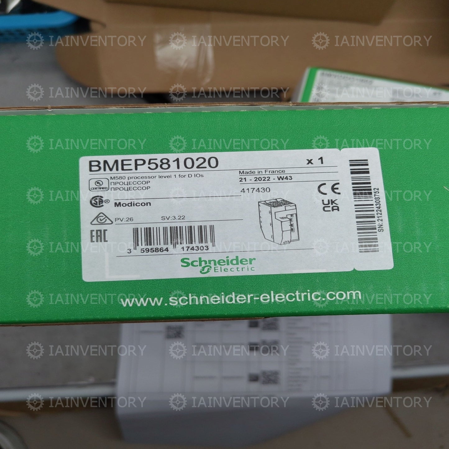 BMEP581020 Schneider Stand-alone processor, 4.4MB